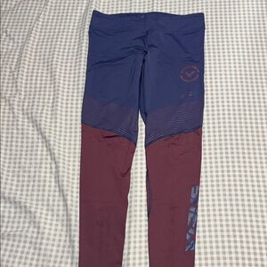 Virus Women's Leggings in Blue and Purple